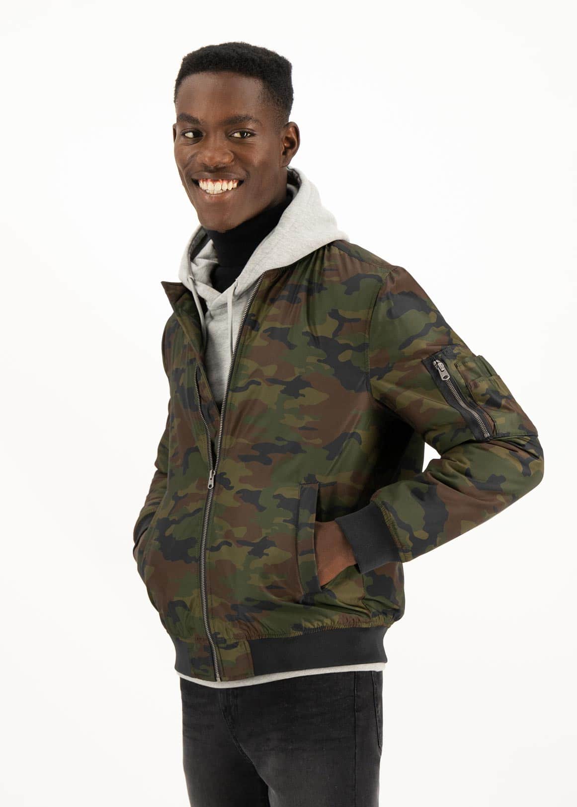 Zipped Bomber Jacket - Woolworths Mauritius Online