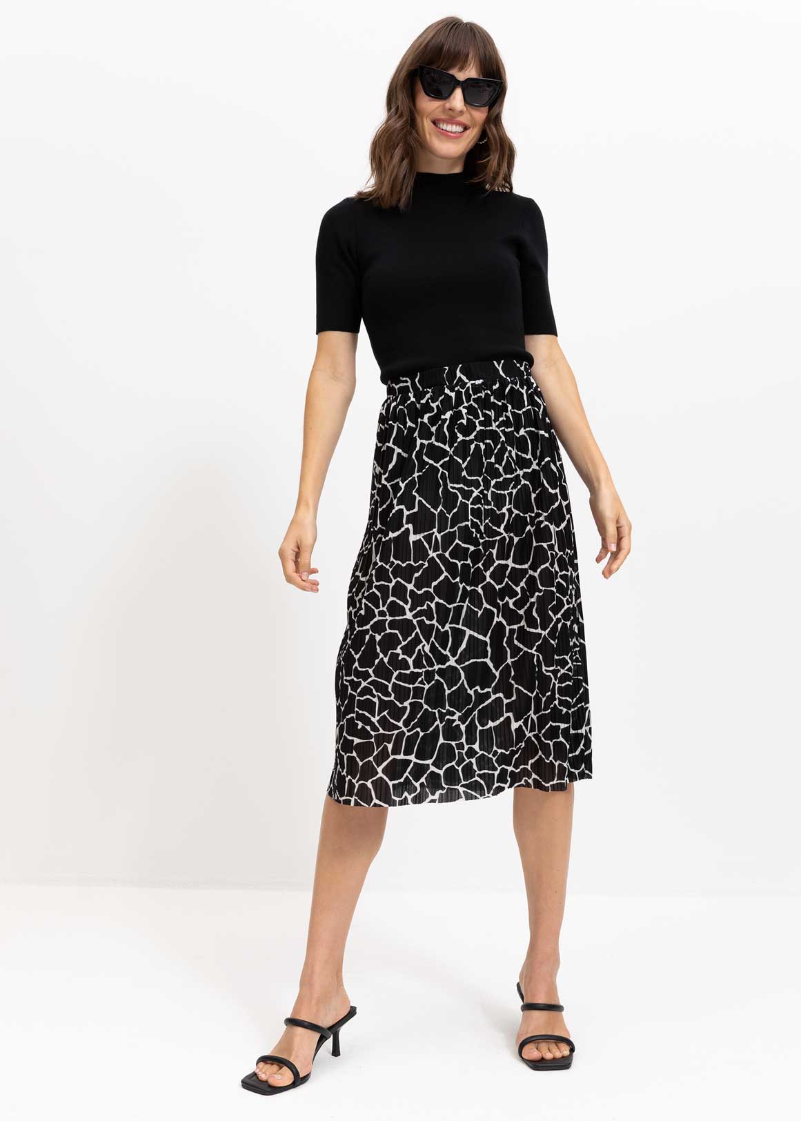 AW23 PLEATED MIDI SK - Woolworths Mauritius Online