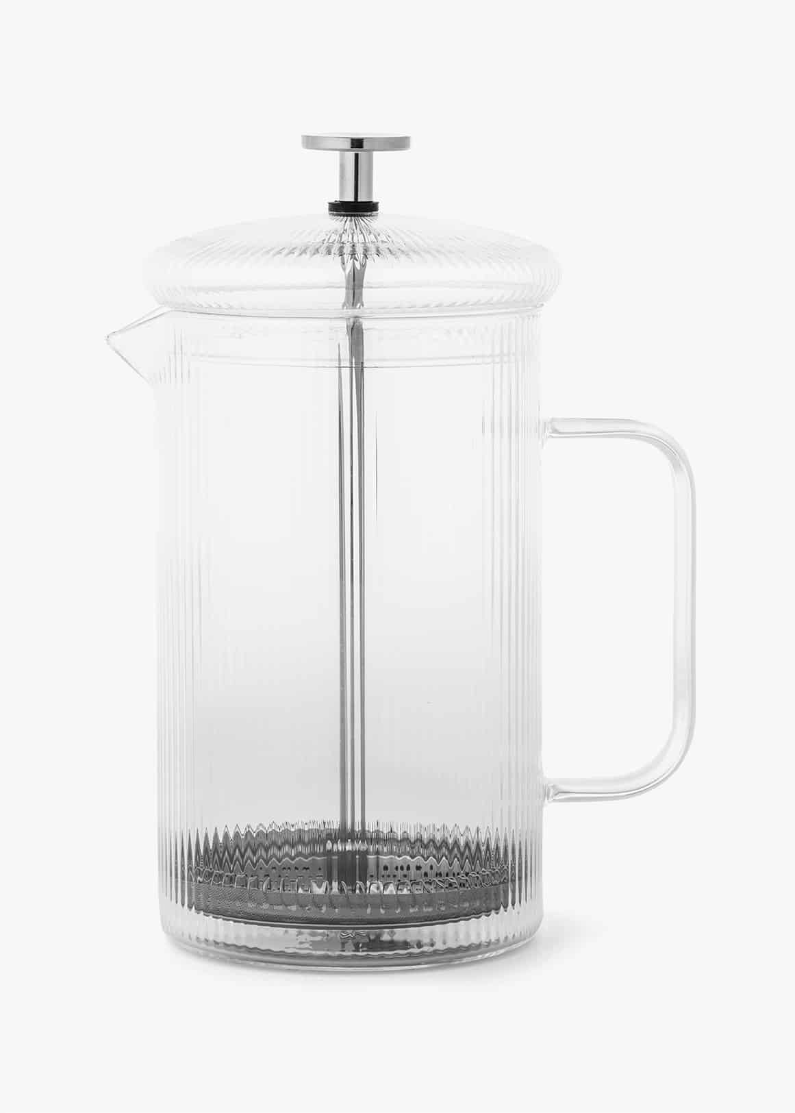 RIBBED GLASS PLUNGER - Woolworths Mauritius Online