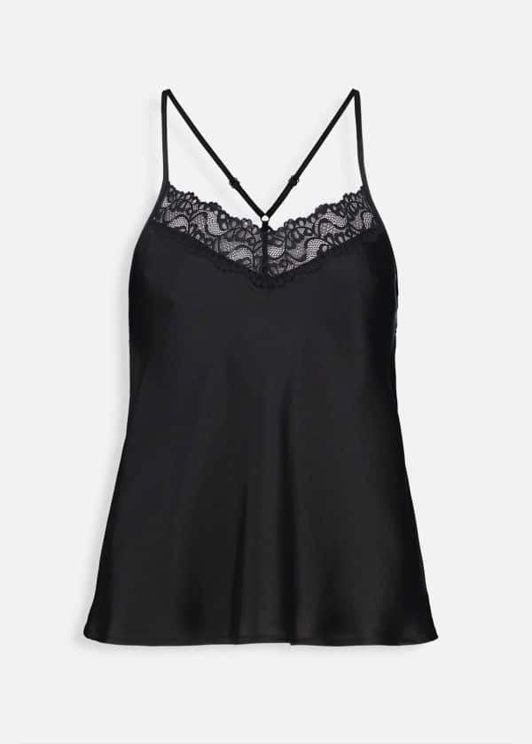 AW24 BLACK LACE CAMI - Woolworths Mauritius Online